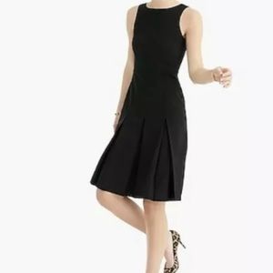 NWOT J. Crew Sleeveless Pleated A Line Dress Two Way Stretch Wool 00P